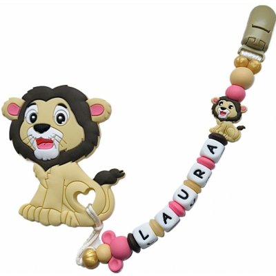 Puntja.cz silikon kousátko lev se jménem hořčicová – Zboží Dáma