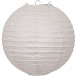 Lampión závěsný papírový pr. 25 cm - bílý – Zboží Dáma