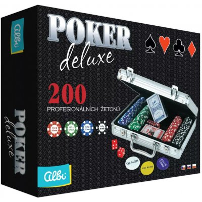 Albi Poker Deluxe 200 žetonů alp50 – Zboží Dáma