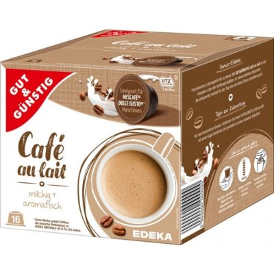 GG kávové kapsle pro Nescafé Dolce Gusto Café Au Lait 16 ks