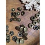 Kovové druky Ø10 mm balení 10 ks, barva staromosaz – Hledejceny.cz