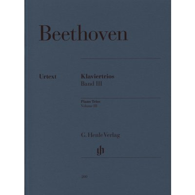 Ludwig van Beethoven Piano Trios III noty na housle, violoncello, klavír – Zbozi.Blesk.cz