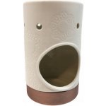 Yankee Candle keramická aroma lampa bílá Addison Floral – Zboží Dáma