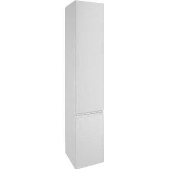 kielle Oudee - Vysoká skříňka závěsná, 157x30x32 cm, lesklá bílá 50202010