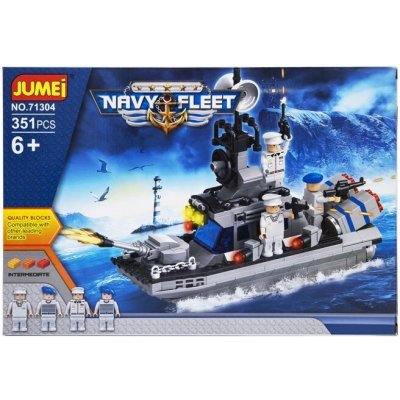 Kathay-Haster 2 Stavebnice Jumei Navy Fleet vojenský člun, 351 dílků – Hledejceny.cz