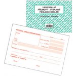 Baloušek Tisk ET060 Univerzální příjmový - výdajový pokladní doklad A6 – Hledejceny.cz