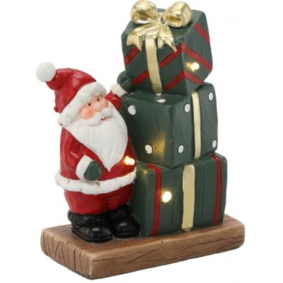 Pro-Tech shop Vánoční LED figurka Mikuláš s dárky 15,6x8x19,8cm 69837 – Hledejceny.cz