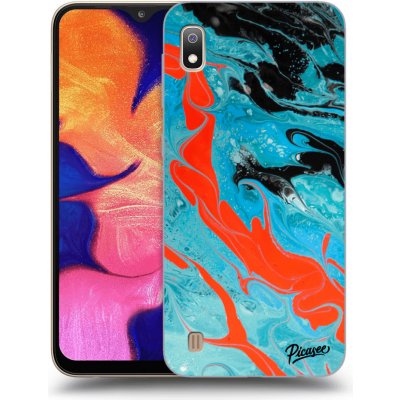 Pouzdro Picasee silikonové Samsung Galaxy A10 A105F - Blue Magma čiré – Zbozi.Blesk.cz