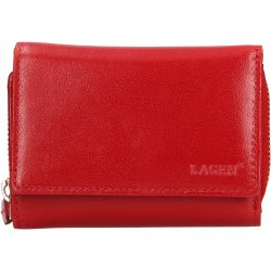 Lagen kožená malá dámská peněženka červená 19065 red