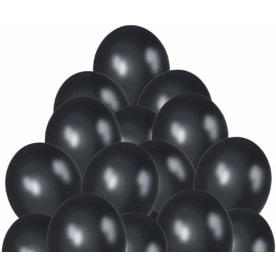 belbal Balónky metalické 090 BLACK – Zboží Dáma