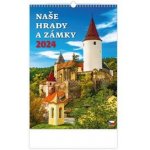 Nástěnný Naše hrady a zámky 2024 – Hledejceny.cz