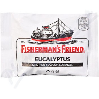 Fishermans Friend bonbóny eucalyp-menthol/bílé 25 g