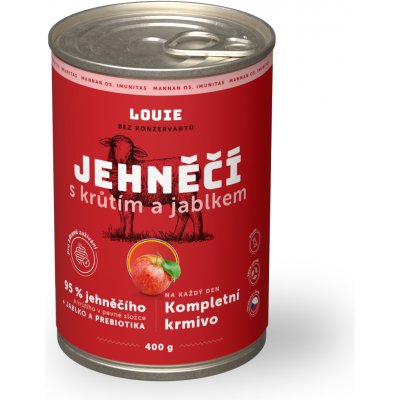 Louie Dog Jehněčí s jablkem 400 g – Zbozi.Blesk.cz