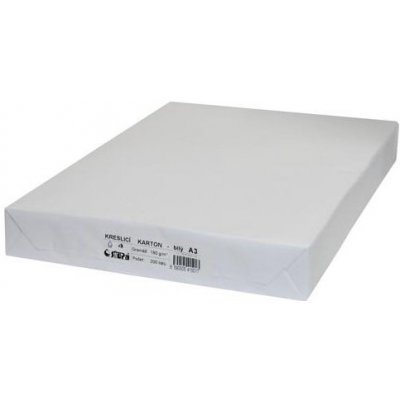 STEPA Kreslicí karton A3 (180g/m2, 200ks) bílý – Zboží Mobilmania