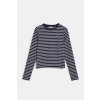 Dětské tričko Gant TOP Shield SLIM RIBBED STRIPED TOP modrá