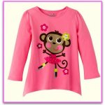 Jumping Beans dívčí tričko Opička 8029 růžová – Zboží Dáma