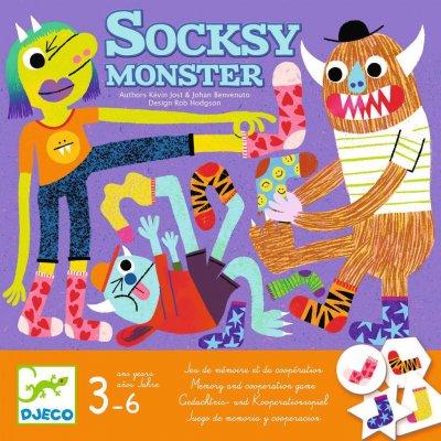 Djeco Ponožkové príšerky Socksy Monster – Zboží Mobilmania