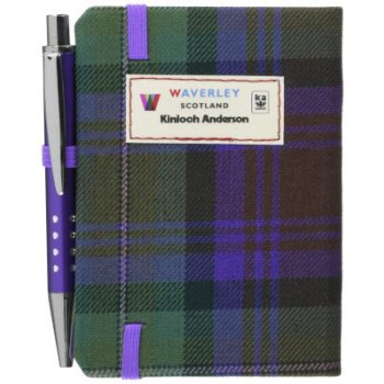 The Skye Boat Song Tartan Notebook mini with pen