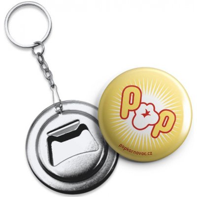 Přívěsek na klíče s otvírákem POP