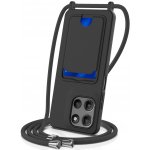 VSECHNONAMOBIL RUBBER ROPE Ochranný kryt se šňůrkou Motorola Moto G57 Power černý – Zboží Živě