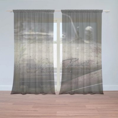 Sablio Záclony Veterán Plymouth: 2ks 150x250cm – Zboží Mobilmania