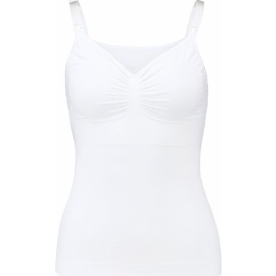 Carriwell košilka bezešvá stahovací s klipem ke kojení Bílá – Zboží Dáma