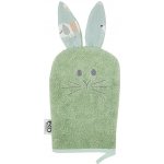 Eko EKO žínka bavlněná s oušky Bunny Olive green 20x15 cm – Sleviste.cz