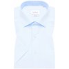 Pánská Košile Eterna Comfort Fit košile "Popeline" s krátkým rukávem světle modrá