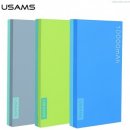 USAMS Power Bank 10000 mAh modrá