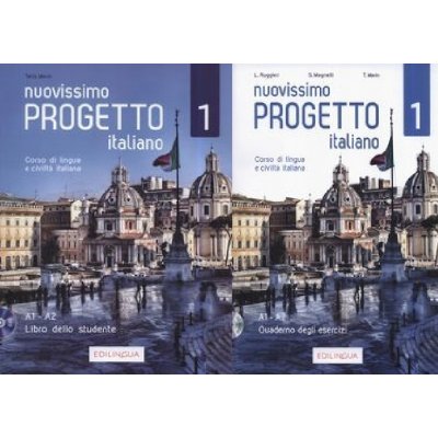 Nuovissimo Progetto italiano 1 (A1-A2) Libro dello studente+DVD Video - Marin Telis, Brožovaná