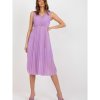 Dámské šaty Italy Moda šaty s plisováním-DHJ-SK-13168.21X světle fialová
