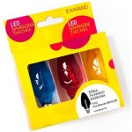Exihand FILAMENT 188100.FIL.B Blistr Šiška barevná 3 žárovky 20V 0,2W – Hledejceny.cz