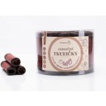 Trutna trubičky jablečné s čokoládovou polevou a černým rybízem dóza 450 g – Zboží Dáma