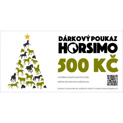 HORSIMO VOUCHER Vánoční dárkový poukaz 500 Kč Varianta: E-MAILEM – Zbozi.Blesk.cz