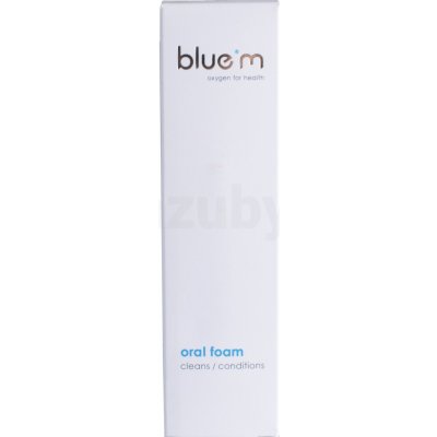 Blue M Oxygen for Health ústní pěna 2 v 1 na čištění zubů a dásní bez kartáčku a vody 50 ml