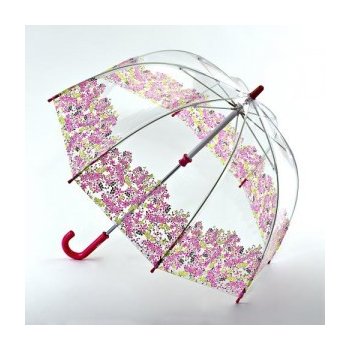 Fulton dětský průhledný holový deštník Funbrella 4 PRETTY PETALS C605