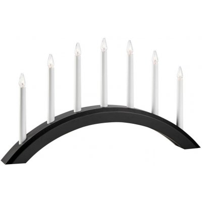 Markslöjd 705956 Vánoční svícen AVENTO 7xE10 3W 230V černá ML1315 – Hledejceny.cz