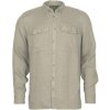 Army a lovecké tričko a košile Košile Pinewood Värnamo InsectSafe Linen L/S Linen Beige
