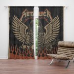 Sablio Závěs METALLICA Padlý anděl: 2ks 140x250cm – Hledejceny.cz