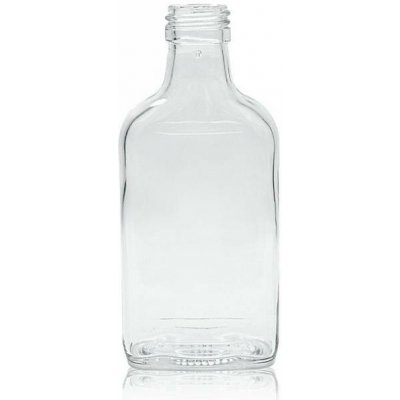 Skloobaly Skleněná lahev placatka 200 ml - PP 28 – Zbozi.Blesk.cz