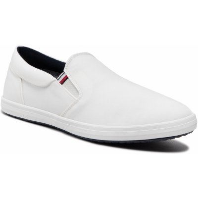 Tommy Hilfiger Essential slip on Chambray Vulc FM0FM03994 bílé – Hledejceny.cz