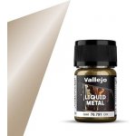 Barva Vallejo Liquid Gold 70796 White Gold Alcohol Based 35ml – Zboží Živě