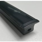 SJ-Tec SJ-ALP2515B Hliníkový profil černý matný 2 m – Zboží Dáma