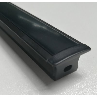 SJ-Tec SJ-ALP2515B Hliníkový profil černý matný 2 m – Zboží Dáma