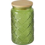 Boltze Dóza s bambusovým víkem Imola skleněná 1000 ml – Zboží Mobilmania