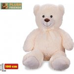 Mikro trading Plush Friends Medvěd s mašlí světle hnědá 100 cm – Sleviste.cz