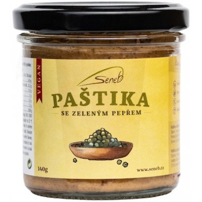 Seneb Paštika se zeleným pepřem 140 g – Zboží Dáma