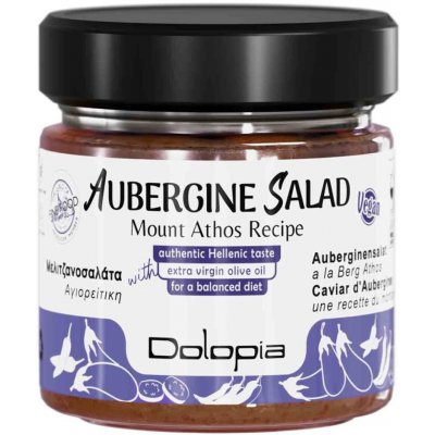 DOLOPIA Lilková pomazánka podle receptu z hory Atos 250 g – Zboží Dáma