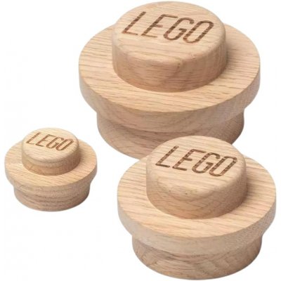 LEGO® Wood 3 ks světlý dub – Zboží Mobilmania