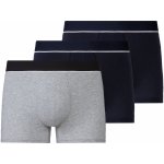 Livergy pánské boxerky s BIO bavlnou 3 kusy černá/šedá – Sleviste.cz